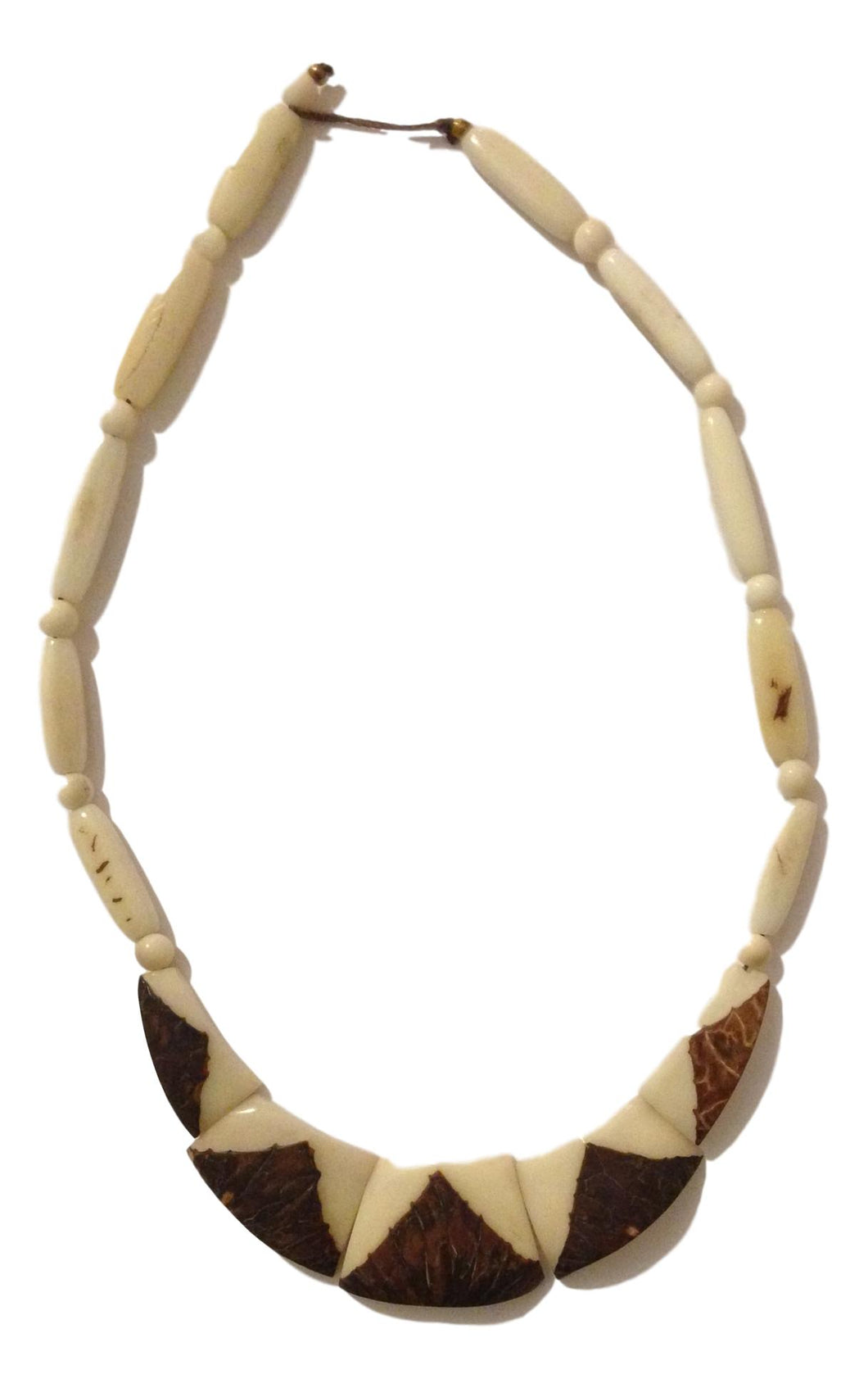 Coconut Tagua Bib Necklace