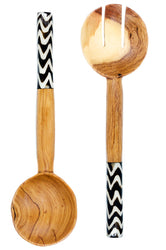 Olive Wood Salad Servers