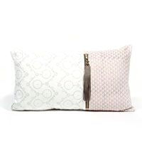 Blush Block Print Pillow