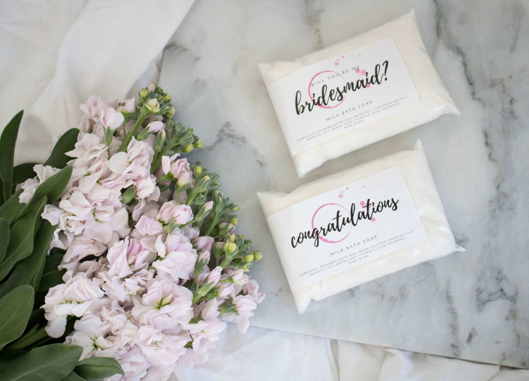 Will You Be My Bridesmaid? Milk Bath Soak